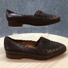 Used, Earthies Shoes Womens 9 B Fontana Loafer Brown Leather Moc Toe Casual Comfort  for sale  Shipping to South Africa