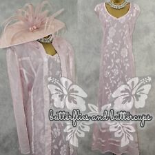 DAMIANOU Size XXXL UK 24 Dress and Jacket Hatinator Mother of the Bride Outfit, used for sale  Shipping to South Africa