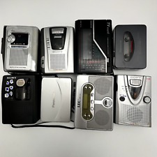 Lote de 8 reproductores de casete portátiles - SONY, Panasonic, SANYO - sin probar segunda mano  Embacar hacia Mexico