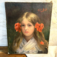 Portrait huile jeune d'occasion  Frontenay-Rohan-Rohan