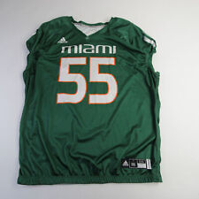 Used, Miami Hurricanes adidas Practice Jersey - Football Men's Green Used for sale  Shipping to South Africa