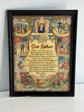 Antique lords prayer for sale  Scarville
