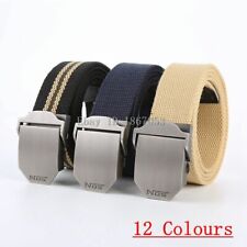 Men canvas belt for sale  Shipping to Ireland