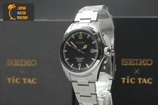 Usado, Caixa e papel [ESTADO PERFEITO] SEIKO TicTAC Limited 4R35-02R0 relógio automático masculino preto comprar usado  Enviando para Brazil