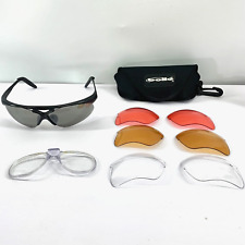 Gafas de sol Bolle Vigilante para ciclistas de golf con lentes intercambiables estuche de seguridad, usado segunda mano  Embacar hacia Argentina