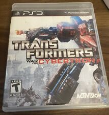 Videojuego Transformers: War for Cybertron CIB (Sony PlayStation 3, 2010) PS3, usado segunda mano  Embacar hacia Argentina
