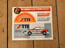 Toyota tte rally for sale  NEWCASTLE