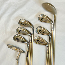 GOLDEN MEGA BEAR RH Oversized Ladies Golf Clubs 3 4 5 6 8 9 S Putter #3 Wood for sale  Shipping to South Africa