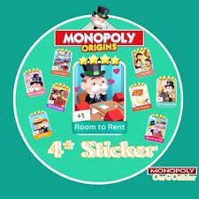 Adesivo Monopoly Go 4 estrelas⭐️⭐️⭐️⭐️ comprar usado  Enviando para Brazil