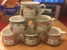 retro soup mugs for sale  WARRINGTON