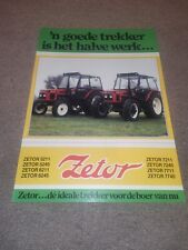 Używany, Zetor 5211 5245 6211 6245 7211 7245 7711 7745 Broszura Traktor NL na sprzedaż  Wysyłka do Poland