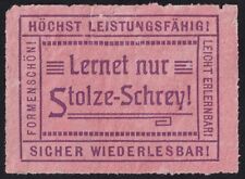 Werbemarke stenografie lernet gebraucht kaufen  Wittenberg
