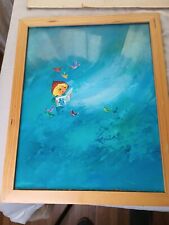 Original Frans Van Lamsweerde Disney Hanna / Barbera  Artist Acrylic On Board  for sale  Shipping to South Africa