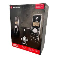 Motorola L512BT Goodbye Landline - Cordless 2 Phones AnsweringBlu etooth Mobile for sale  Shipping to South Africa