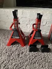 Torin Big Red 3 Ton 2 Pieces High Lift Jack Stands for Garage Car Truck Lift for sale  Eatonton