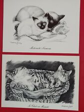Carte postale chat d'occasion  Le Portel
