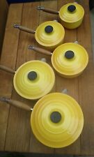 Creuset yellow saucepan for sale  LEOMINSTER