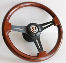 Usado, Volante serve para VW Golf Jetta Mk1 Mk2 Scirocco madeira madeira 80-88' comprar usado  Enviando para Brazil