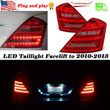 Facelift olhar vermelho / claro LED lanterna traseira para 2007 08 09 Mercedes Benz W221 S Class comprar usado  Enviando para Brazil