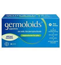 Germoloids suppositories piles for sale  LONDON