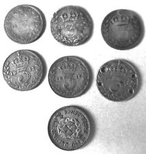 Silver threepenny bits for sale  UK