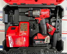 New Milwaukee FUEL 2904-20 18V 1/2" Cordless Brushless Hammer Drill Driver Kit for sale  Shipping to South Africa