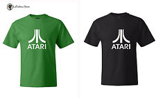 Atari Videogame Retrô Clássico logotipo Adulto Camiseta SM-5XL Qualidade Tees comprar usado  Enviando para Brazil