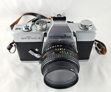 ¡Vintage! Cámara réflex Minolta SRT MC II - Objetivo Minolta Rokkor 50 mm segunda mano  Embacar hacia Argentina