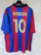 Maillot F.C BARCELONE BARCELONA RIVALDO NIKE shirt camiseta Barça vintage XL d'occasion  Nîmes