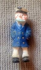 Old Time Sailor Sea Captain Refrigerator Magnet Novelty Resin Free Shipping, used for sale  Shipping to South Africa