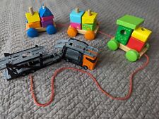 Wood train toy for sale  LONDON
