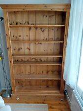 Pine bookcase for sale  BRAINTREE