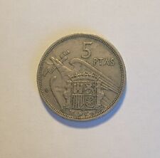 Moneda española de 5 ptas 1957 rara  segunda mano  Embacar hacia Mexico