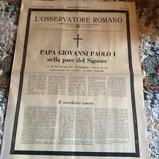Papa luciani osservatore usato  Villanova Del Ghebbo