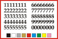 Self adhesive numbers for sale  Shipping to Ireland