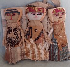 Bonecas funerárias vintage peruanas Chancay feitas à mão têxteis antigos conjunto de 3 comprar usado  Enviando para Brazil