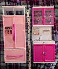 Lote de gabinetes de cocina fregadero refrigerador tamaño Barbie escala 1/6 segunda mano  Embacar hacia Argentina