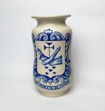 Cerâmica OOAK assinada [vaso de flores pintado à mão] feita na Espanha [IBÉRIA, MECER], usado comprar usado  Enviando para Brazil