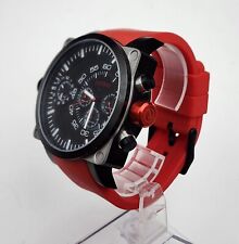 Relógio masculino cronógrafo viajante tamanho grande RED LINE 50048. Tempo duplo comprar usado  Enviando para Brazil