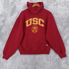 Vintage Russell Athletic USC Trojans Hoodie Mens Medium Red College University for sale  Shipping to South Africa
