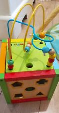 baby wooden activity cube for sale  LONDON