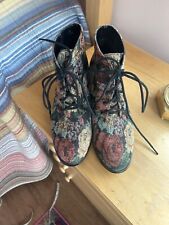 Diba Floral Boot Size 40=9 Excellent Preowned for sale  Shipping to South Africa