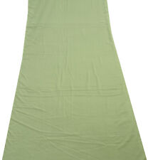 Tela artesanal multiusos Sushila vintage verde crepe sari chatarra remanente segunda mano  Embacar hacia Argentina