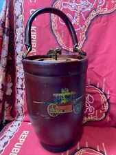 Balde de gelo MCM 1950’s Loyal Papeete couro reprodução de balde de fogo 18" de altura comprar usado  Enviando para Brazil