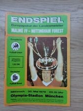 Nottingham forest malmö for sale  SIDCUP