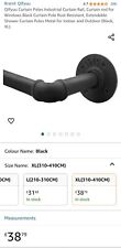 Qlfyuu curtain poles for sale  SHEFFIELD