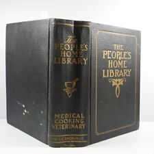 Libro antiguo de recetas de cocina médica veterinaria de 1923 The People's Home Library segunda mano  Embacar hacia Argentina