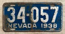 1938 nevada license for sale  Tucson