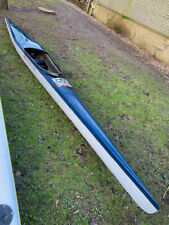 Kayak fibreglass blue for sale  NEWBURY