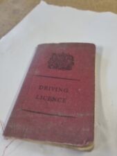 Vintage driving licence for sale  STOWMARKET